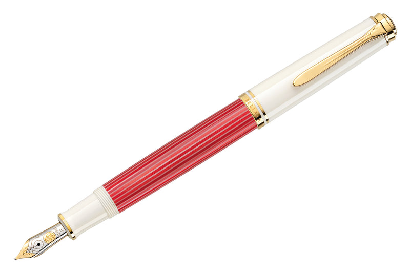 Pelikan M600 Fountain Pen - Red-White (Special Edition)