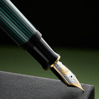 Pelikan M800 Fountain Pen - Black-Green