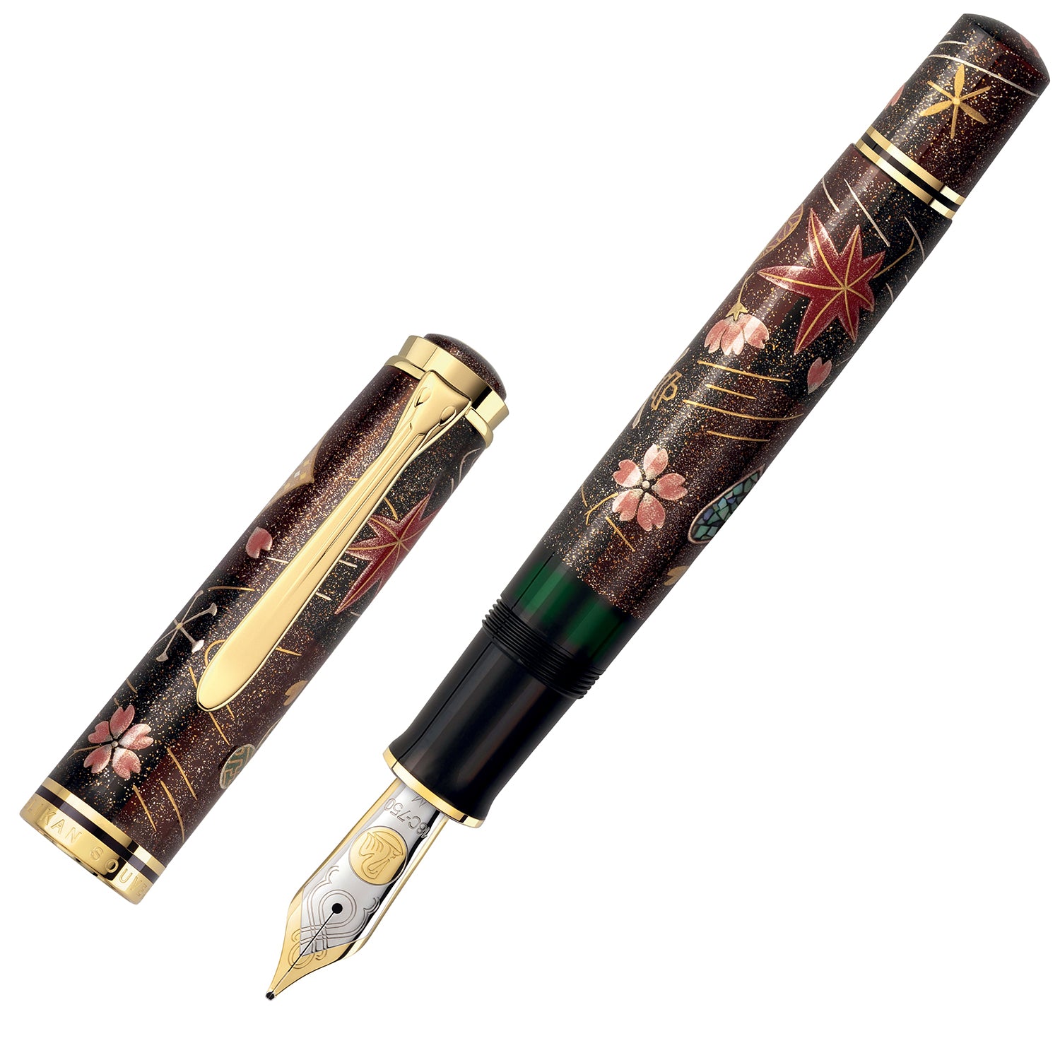 Pelikan M1000 Maki-e Fountain Pen - Four Seasons Lucky Charm