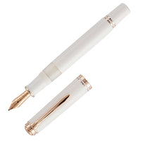 Pelikan M600 Fountain Pen - White & Rose Gold (Special Edition)