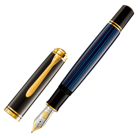 Pelikan M1000 Fountain Pen - Black/Blue