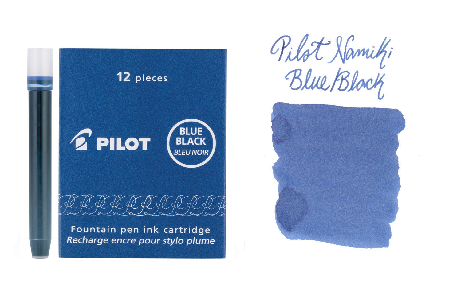 Encre bleue - lot de 3 recharges pour stylo rechargeable PILOT