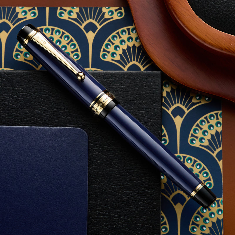 Pilot Custom 845 Urushi Fountain Pen - Prussian Blue