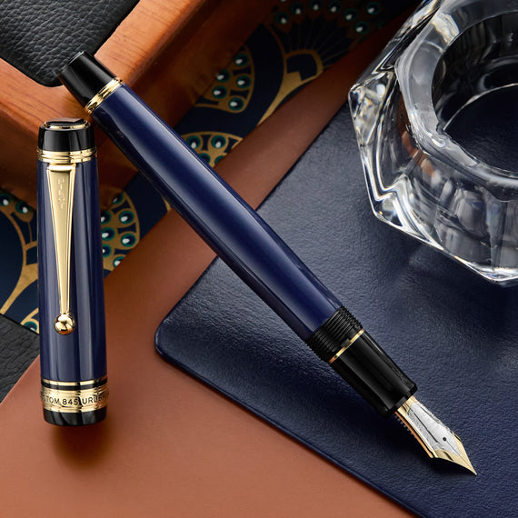 Pilot Custom 845 Urushi Fountain Pen - Prussian Blue