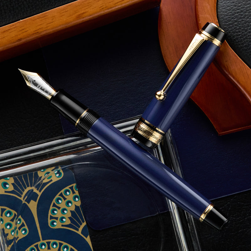 Pilot Custom 845 Urushi Fountain Pen - Prussian Blue
