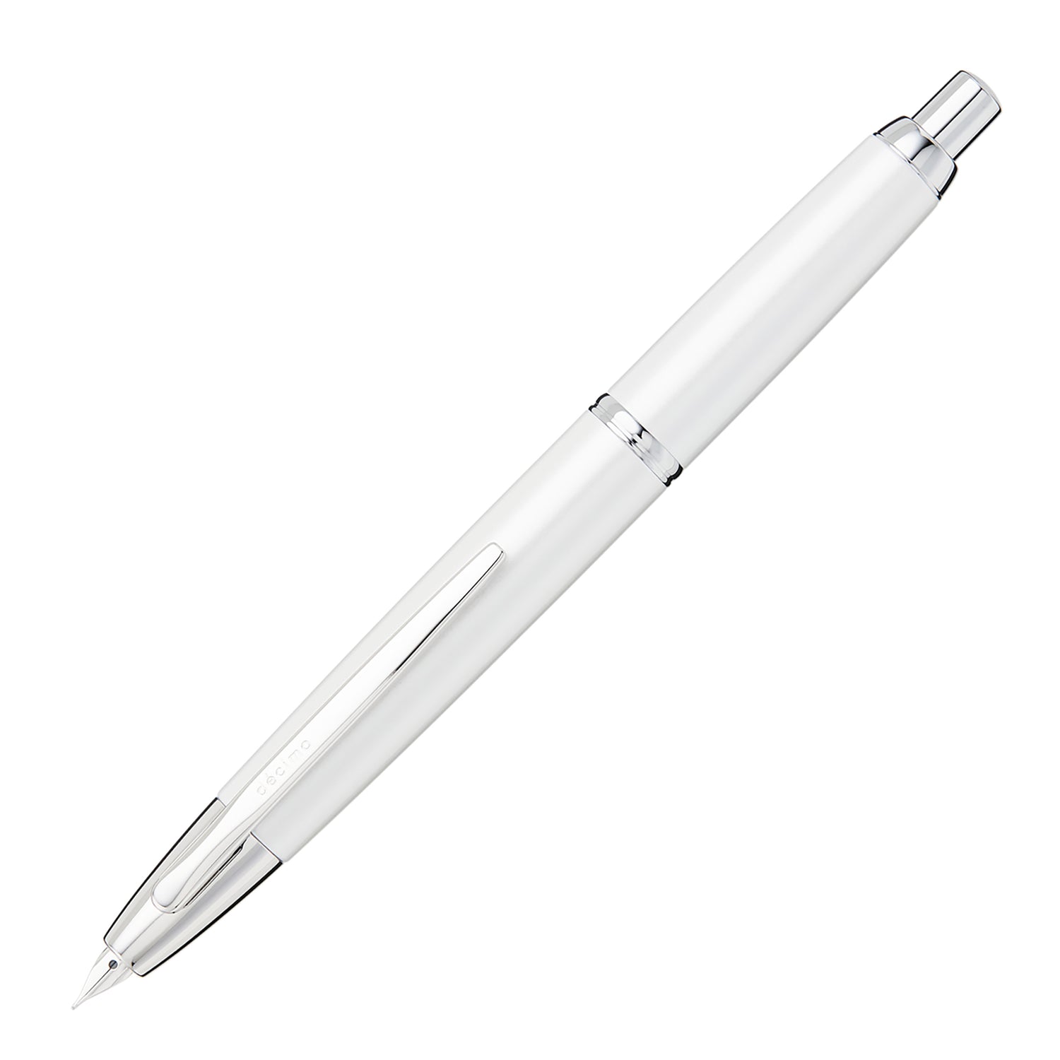 Pilot Vanishing Point Decimo Fountain Pen White The Goulet Pen