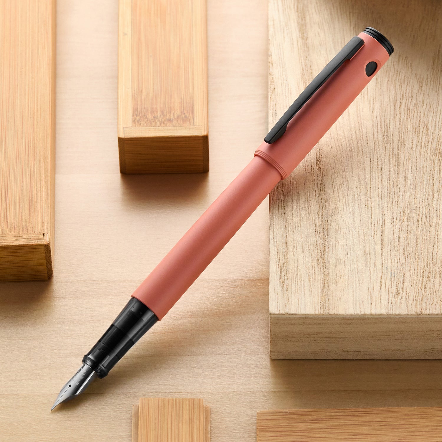 Pilot Explorer Fountain Pen - Coral Matte - The Goulet Pen Company