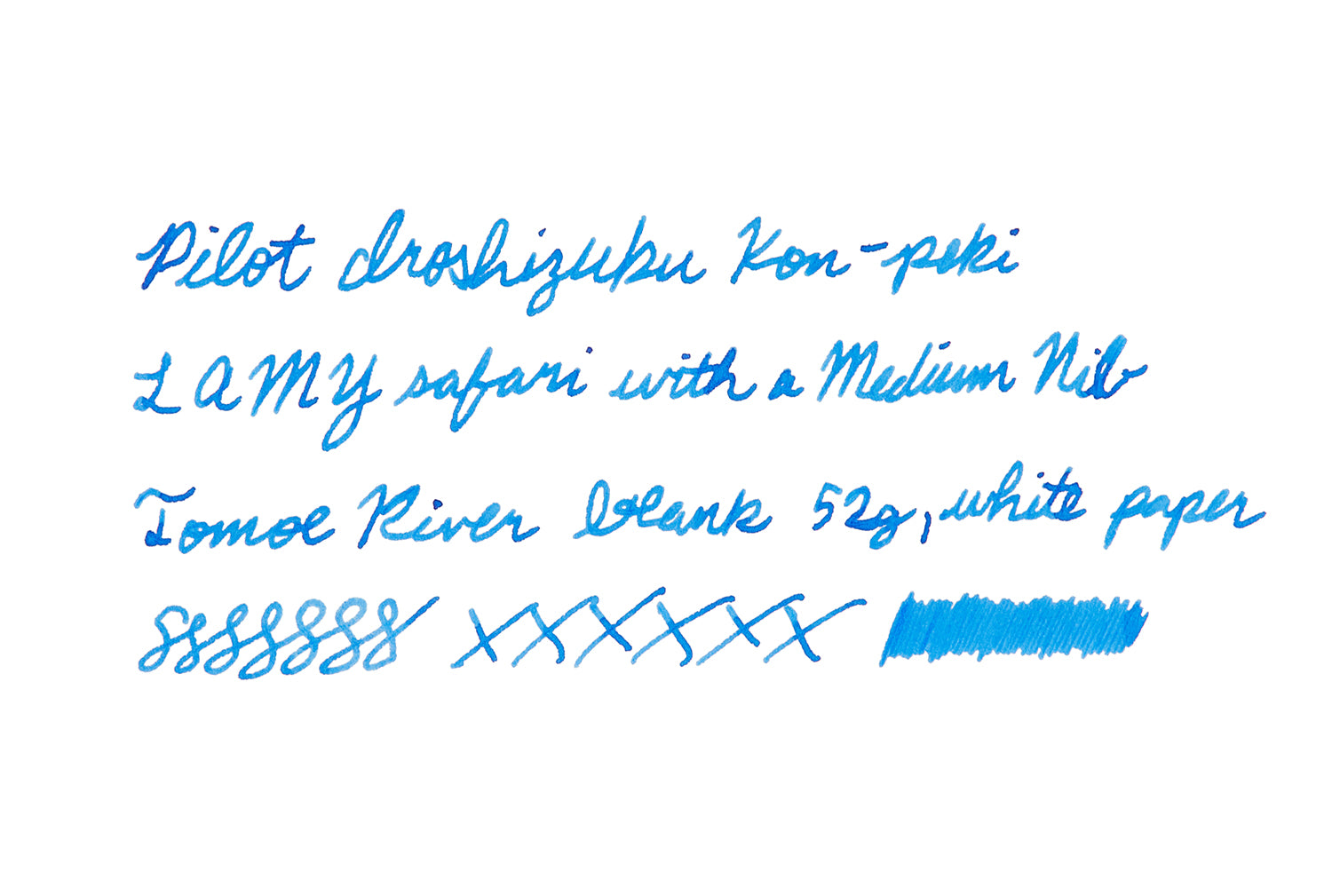 Pilot Iroshizuku Kon-peki - Ink Sample - The Goulet Pen Company