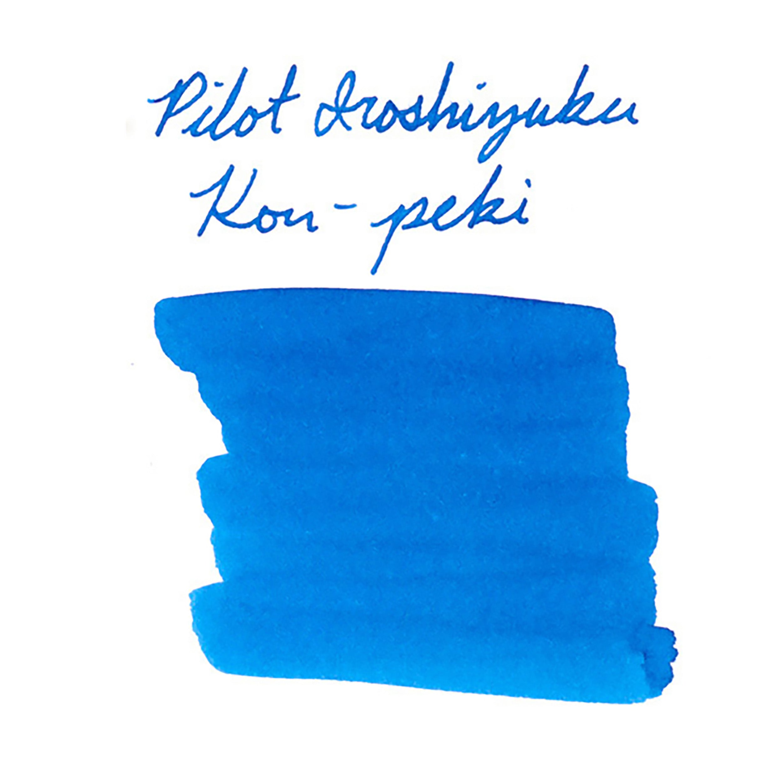 Pilot Iroshizuku Kon-peki - Ink Sample - The Goulet Pen Company