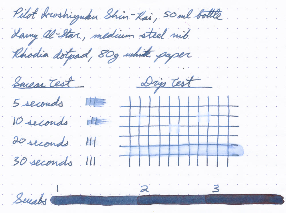 Pilot Iroshizuku Shin-kai - 50ml Bottled Fountain Pen Ink - The Pilot Iroshizuku Shin-kai - 50ml Bottled Fountain Pen Ink - The