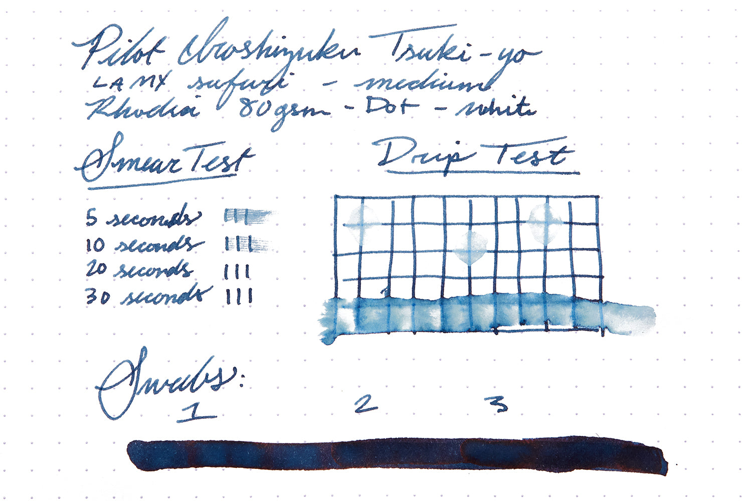 Ink Sample - Pilot Iroshizuku – Yoseka Stationery