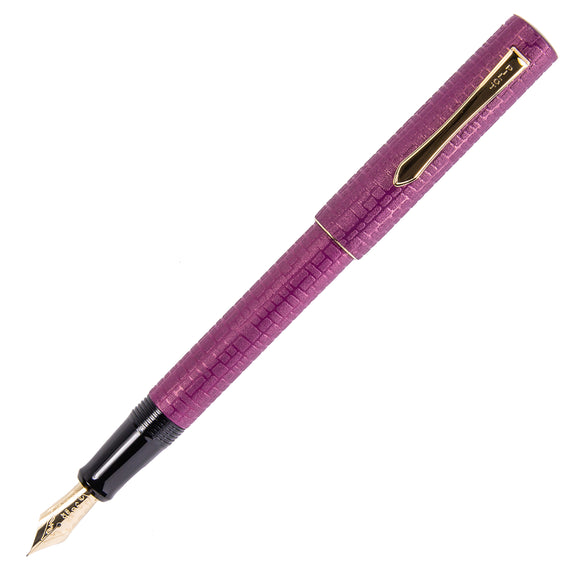 Pilot Ishime Fountain Pen - Burgundy fountain pen  on white background