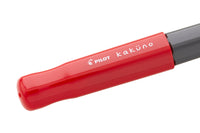 Pilot Kakuno Fountain Pen - Red/Gray