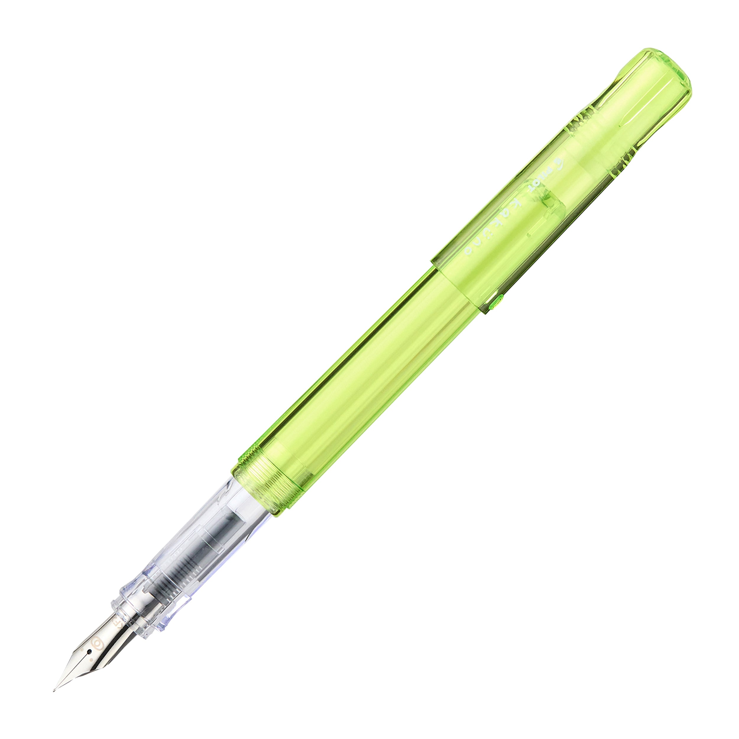 Pilot Kakuno Fountain Pen - Translucent Green - The Goulet Pen Company