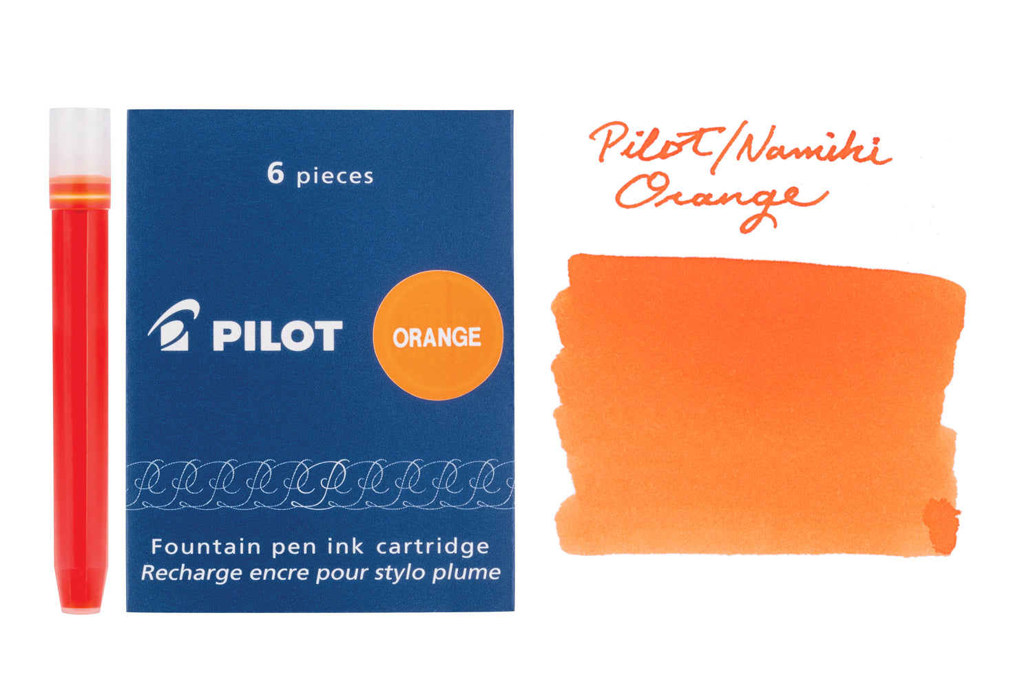 Pilot Namiki Orange - Fountain Pen Ink Cartridges - The Goulet Pen Company