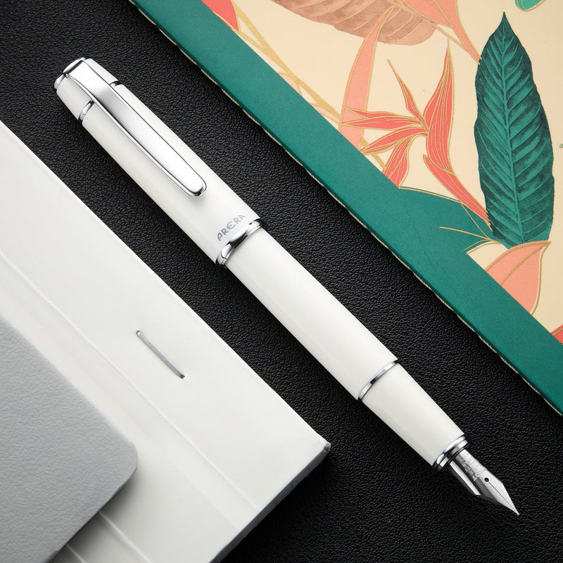 Pilot Prera Fountain Pen - Porcelain White