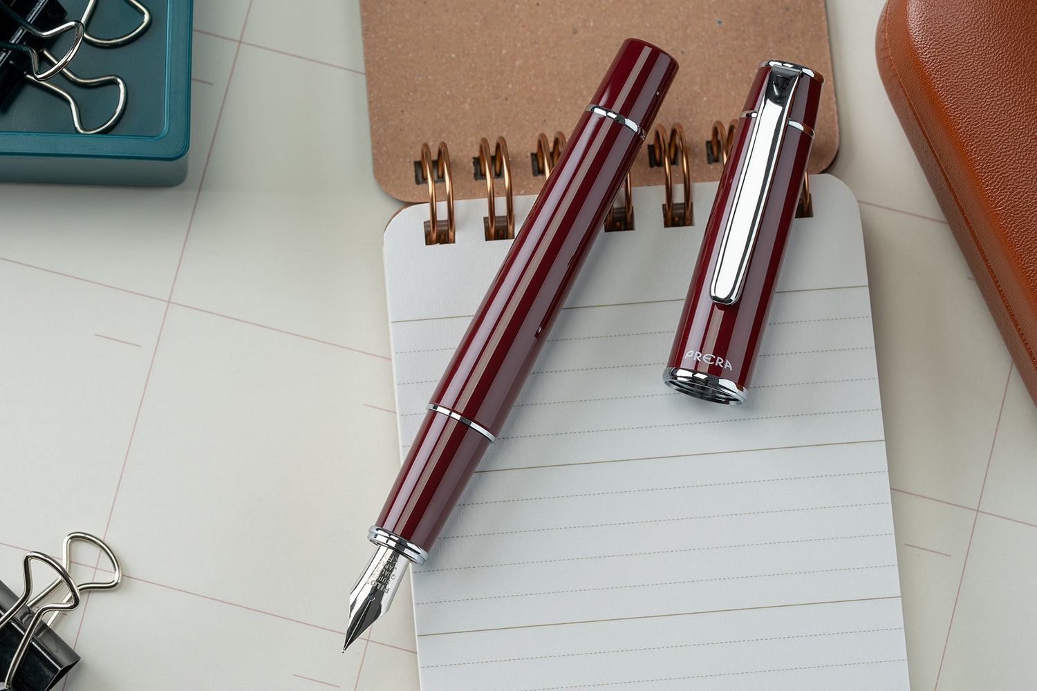 Prera Pilot Prera Fountain Pen - Cinnamon Brown - The Goulet Pen Company