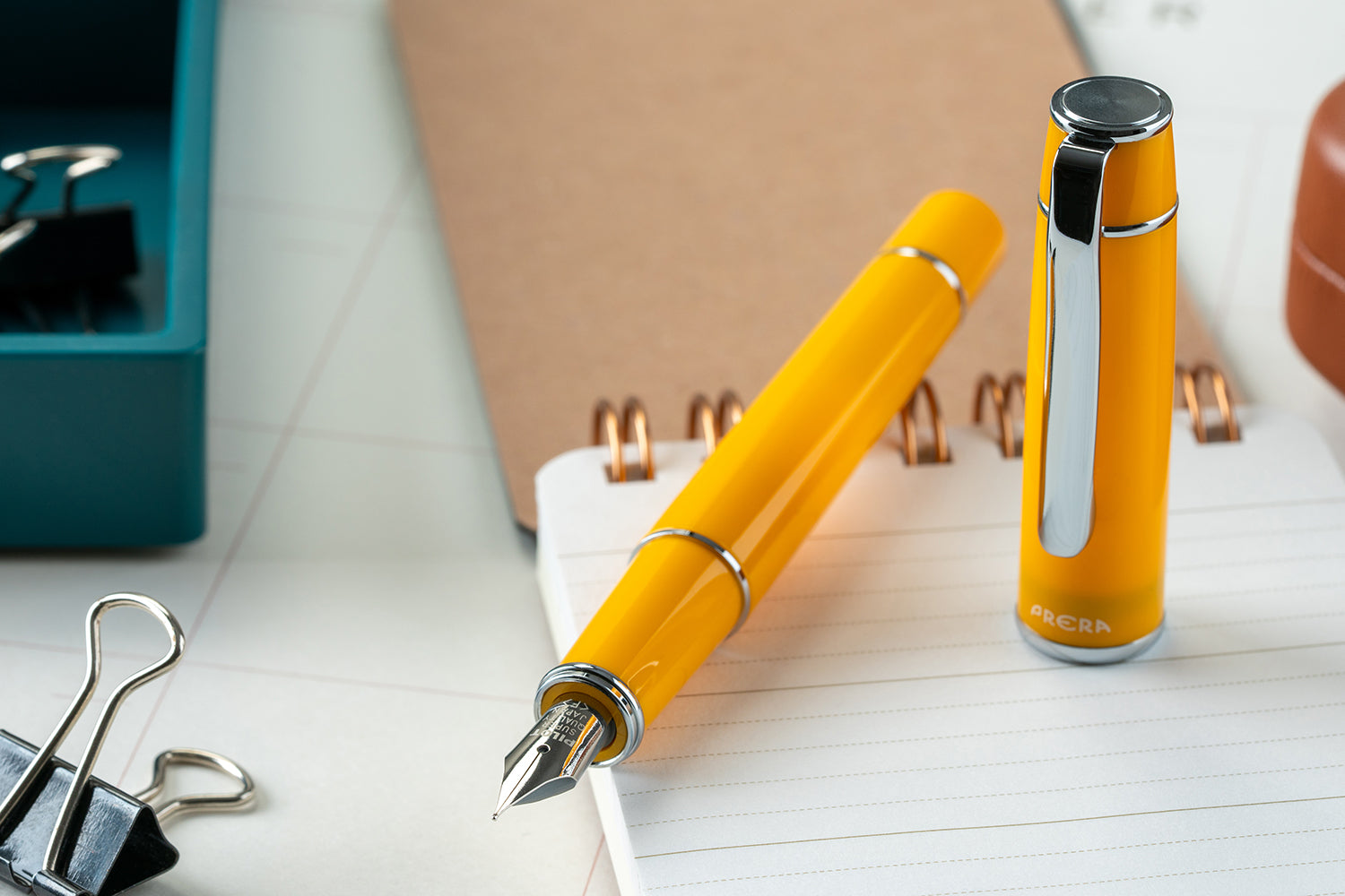 Prera Pilot Prera Fountain Pen - Honey Yellow - The Goulet Pen Company