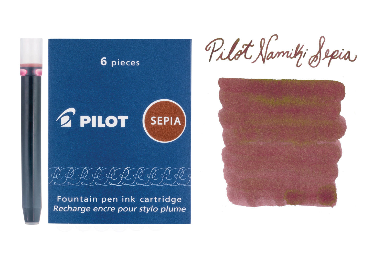 Pilot Namiki Sepia - Fountain Pen Ink Cartridges - The Goulet Pen