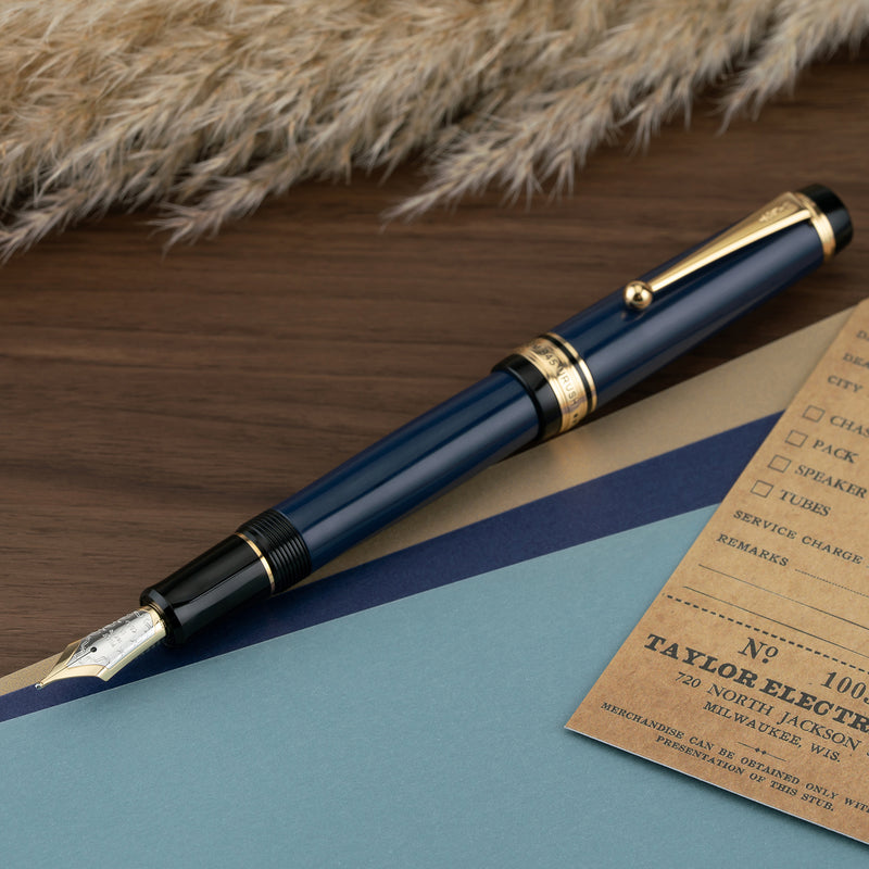 Pilot Custom 845 Urushi Fountain Pen - Prussian Blue