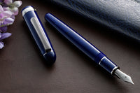Platinum #3776 Celluloid Fountain Pen - Midnight Blue Ocean