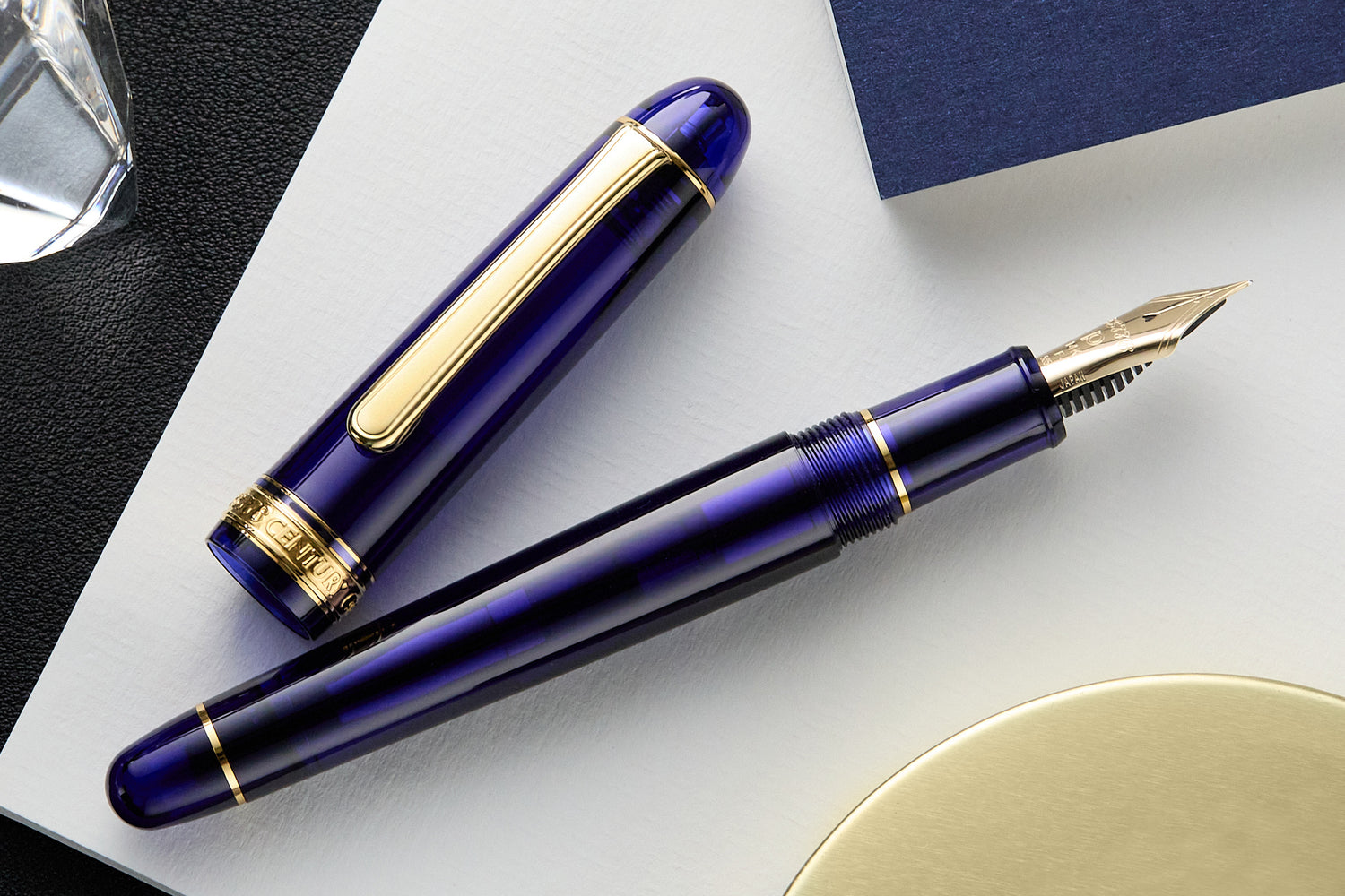 Platinum # 3776 Century Chartres Blue GT vulpen - P.W. Akkerman Den Haag Platinum # 3776 Century Chartres Blue GT vulpen - P.W. Akkerman Den Haag