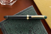 Platinum #3776 Century Fountain Pen - Laurel Green/Gold