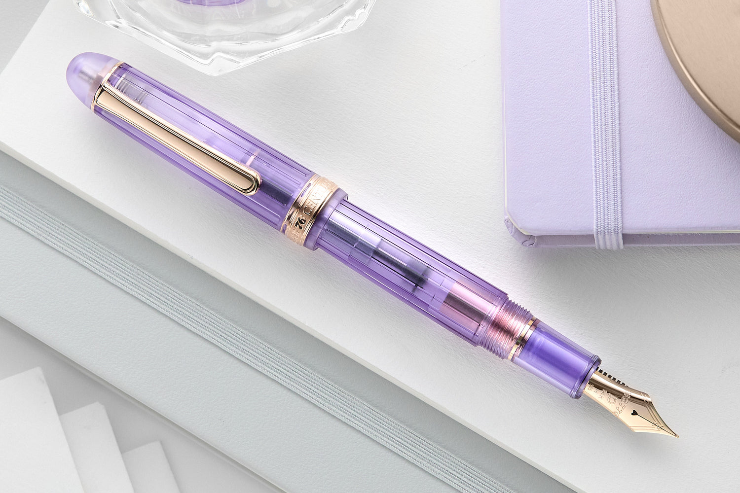 Platinum 3776 Century Fountain Pen - Nice Lavande with Rosegold