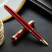 Platinum BISO Fountain Pen - Flame Red