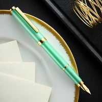 Platinum BISO Fountain Pen - Sparkle Mint Green (Limited Edition)