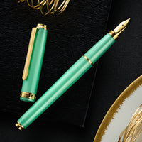 Platinum BISO Fountain Pen - Sparkle Mint Green (Limited Edition)