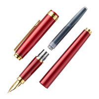 Platinum BISO Fountain Pen - Flame Red