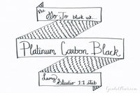 Platinum Carbon Black - 4ml Ink Sample