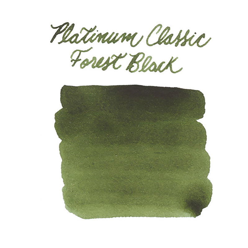 Platinum Classic Forest Black - Ink Sample