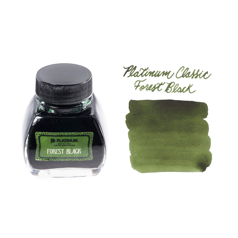 Platinum Classic Forest Black - 60ml Bottled Ink