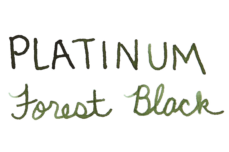 Platinum Classic Forest Black - 60ml Bottled Ink