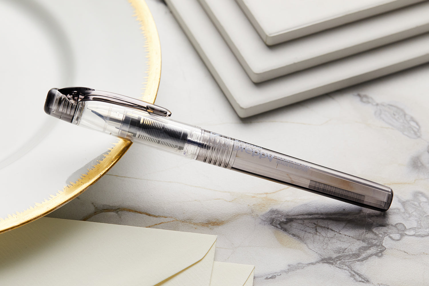 Platinum Preppy Fountain Pen - Crystal - Fine