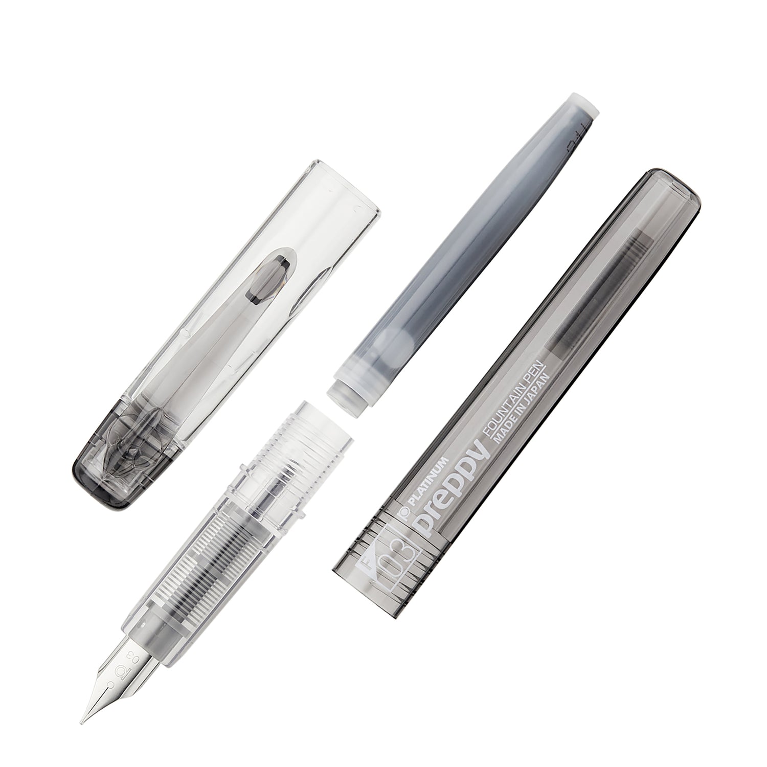 Platinum Penna stilografica Preppy, punta fine, blu nero (PSQ-300#3 Platinum Penna stilografica Preppy, punta fine, blu nero (PSQ-300#3