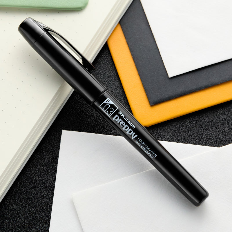 Platinum Preppy Fountain Pen - Black Edition/White (Limited Edition)