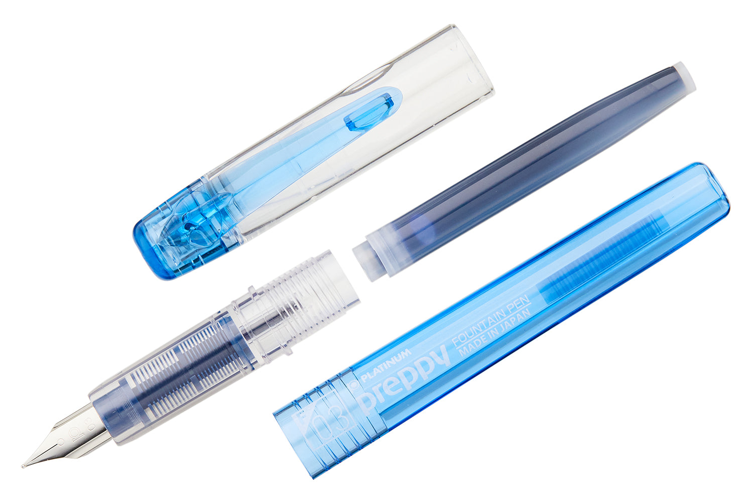 Platinum Preppy Fountain Pen - Blue - The Goulet Pen Company