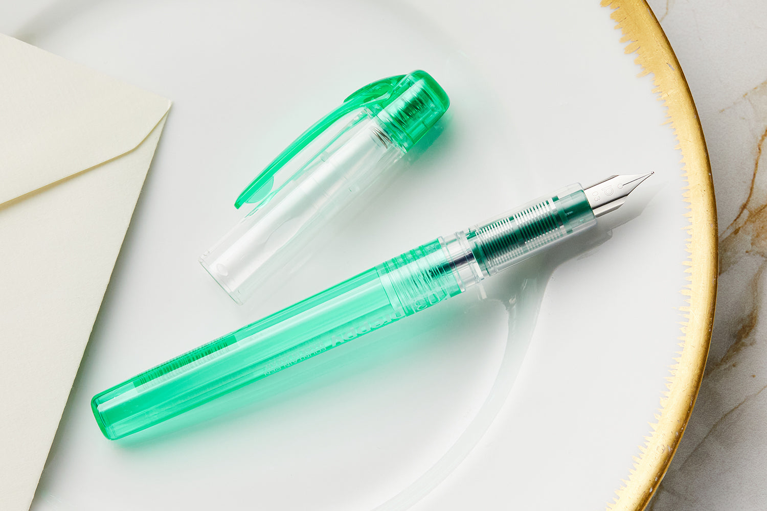 Platinum Preppy Fountain Pen - Green - The Goulet Pen Company