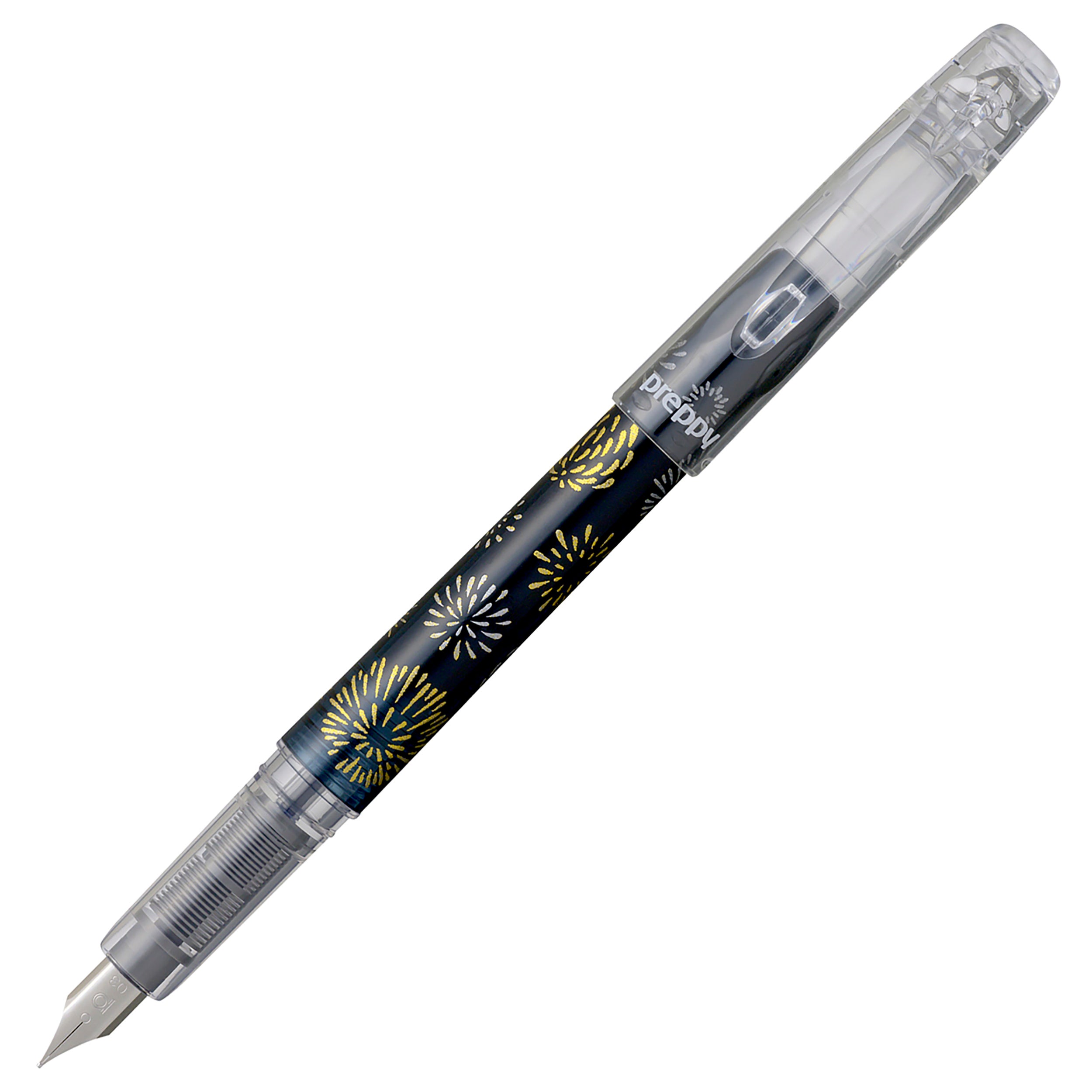Platinum Preppy Wa Modern Maki-e Fountain Pen - Hanabi (LE) - The
