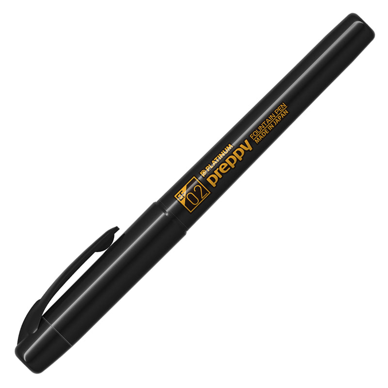 Platinum Preppy Fountain Pen - Black Edition/Orange (Limited Edition)