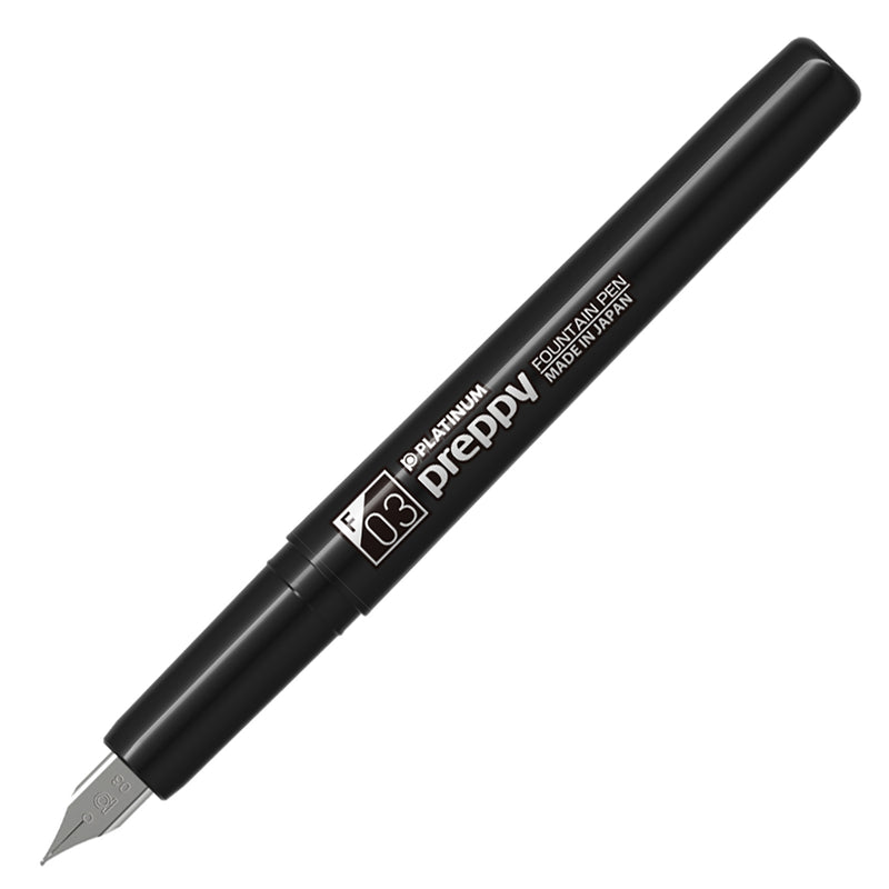 Platinum Preppy Fountain Pen - Black Edition/White (Limited Edition)