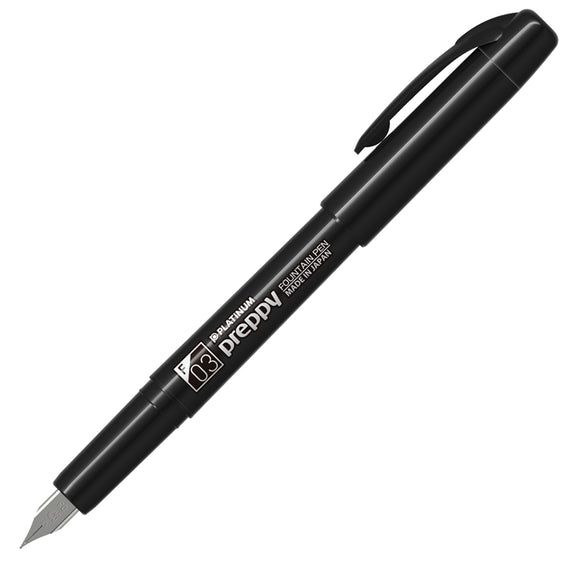 Platinum Preppy Fountain Pen - Black Edition/White (Limited Edition)