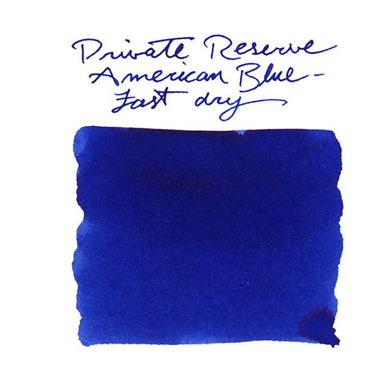 Private Reserve American Blue Fast Dry - Ink Sample