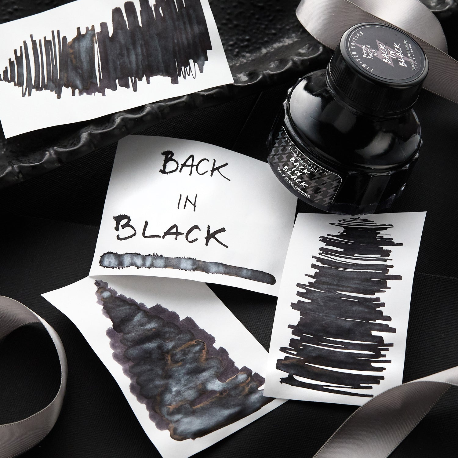 Coloured Ink Back Private Reserve Back in Black (Limited Edition) - 90ml Bottled Ink ...