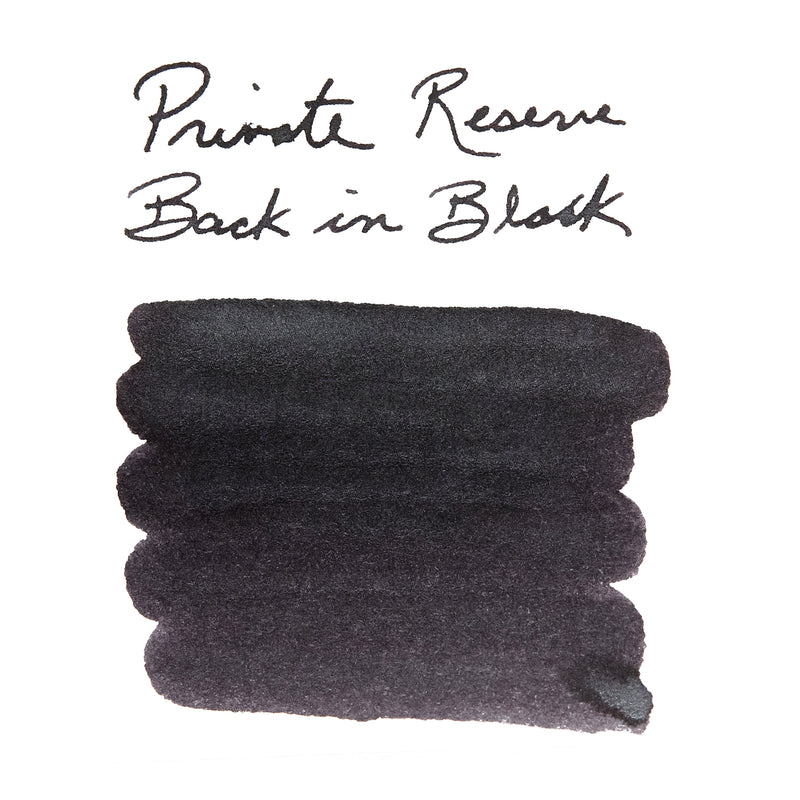 Private Reserve Back in Black (Limited Edition) - Ink Sample