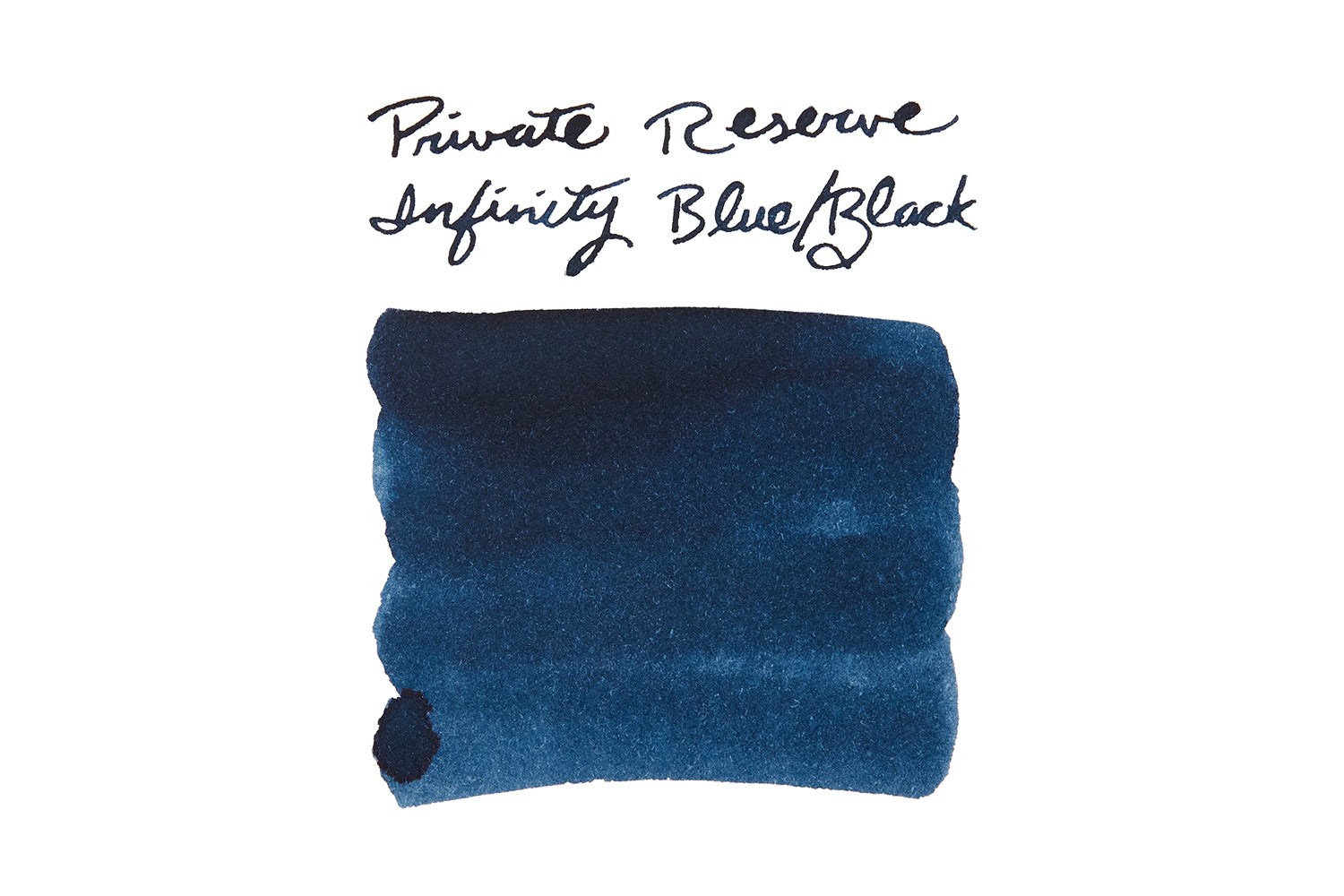 Deep Ink Blue Private Reserve Infinity Blue/Black - Ink Sample - The Goulet Pen Company