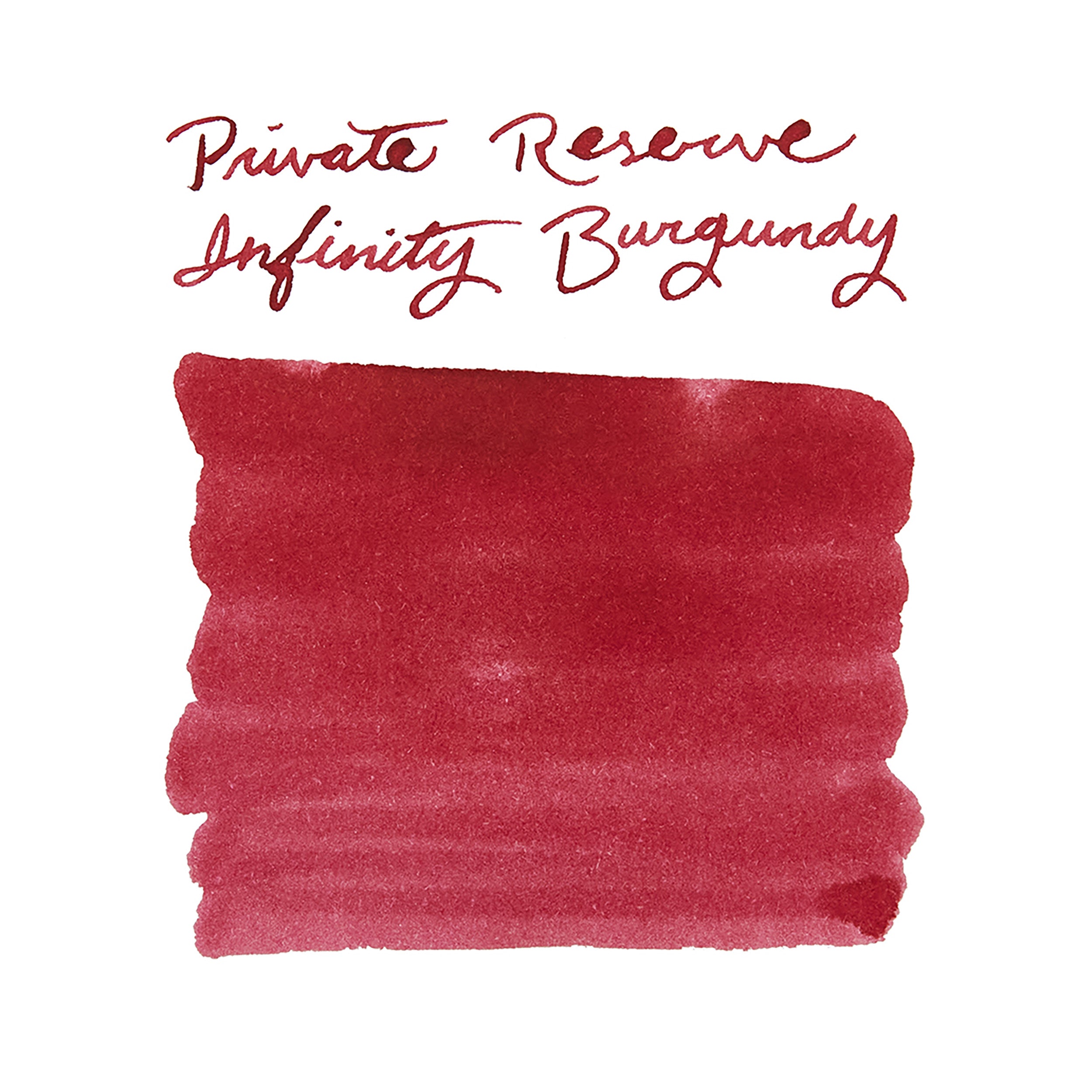 Private Reserve Infinity Burgundy - Ink Sample - The Goulet Pen Company